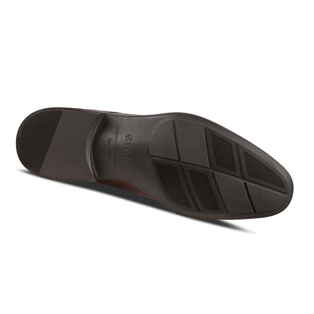 Férfi Ecco Citytray Bike Toe Slip-on Ruha Cipő Barna | HU 507MQZ